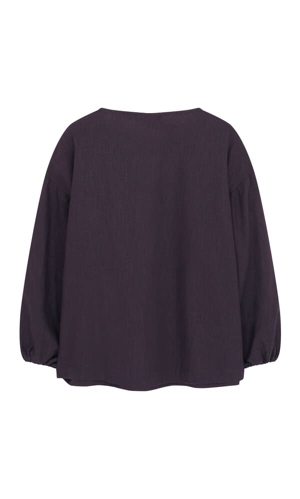 Eva Indigo Blouse - Seconds
