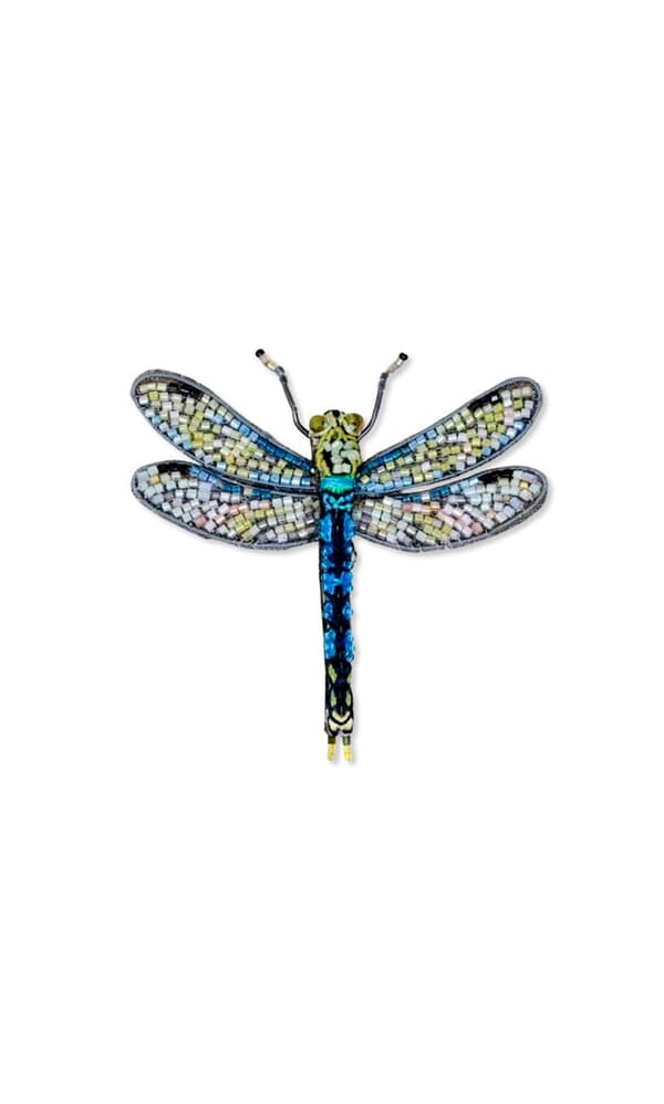 Blue Dragonfly Brooch