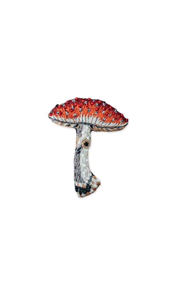 Toadstool Brooch 