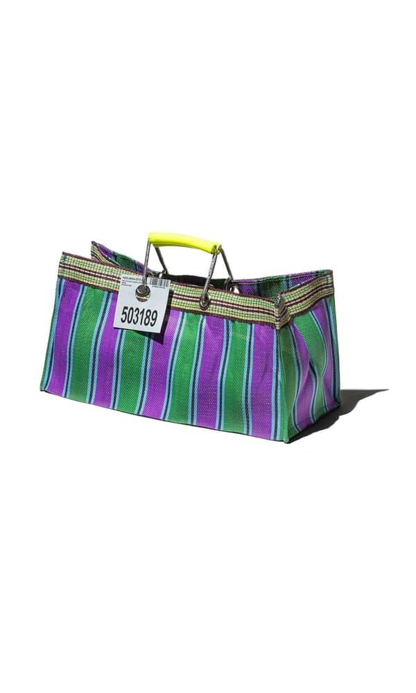 Recycled Stripe Shopper