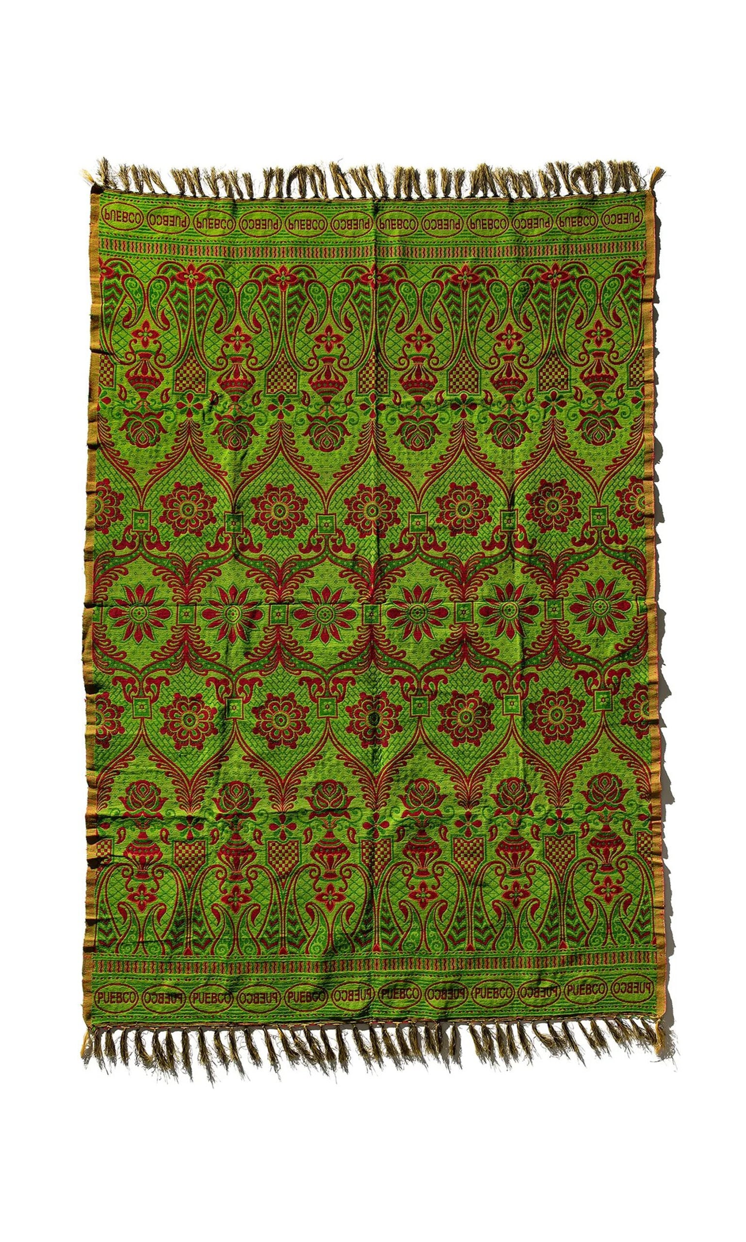 Green Jacquard Rug