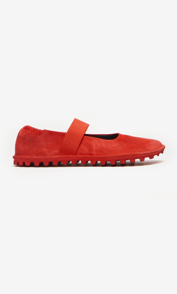 Sola Red Flats by Lofina - Photoshoot Sample