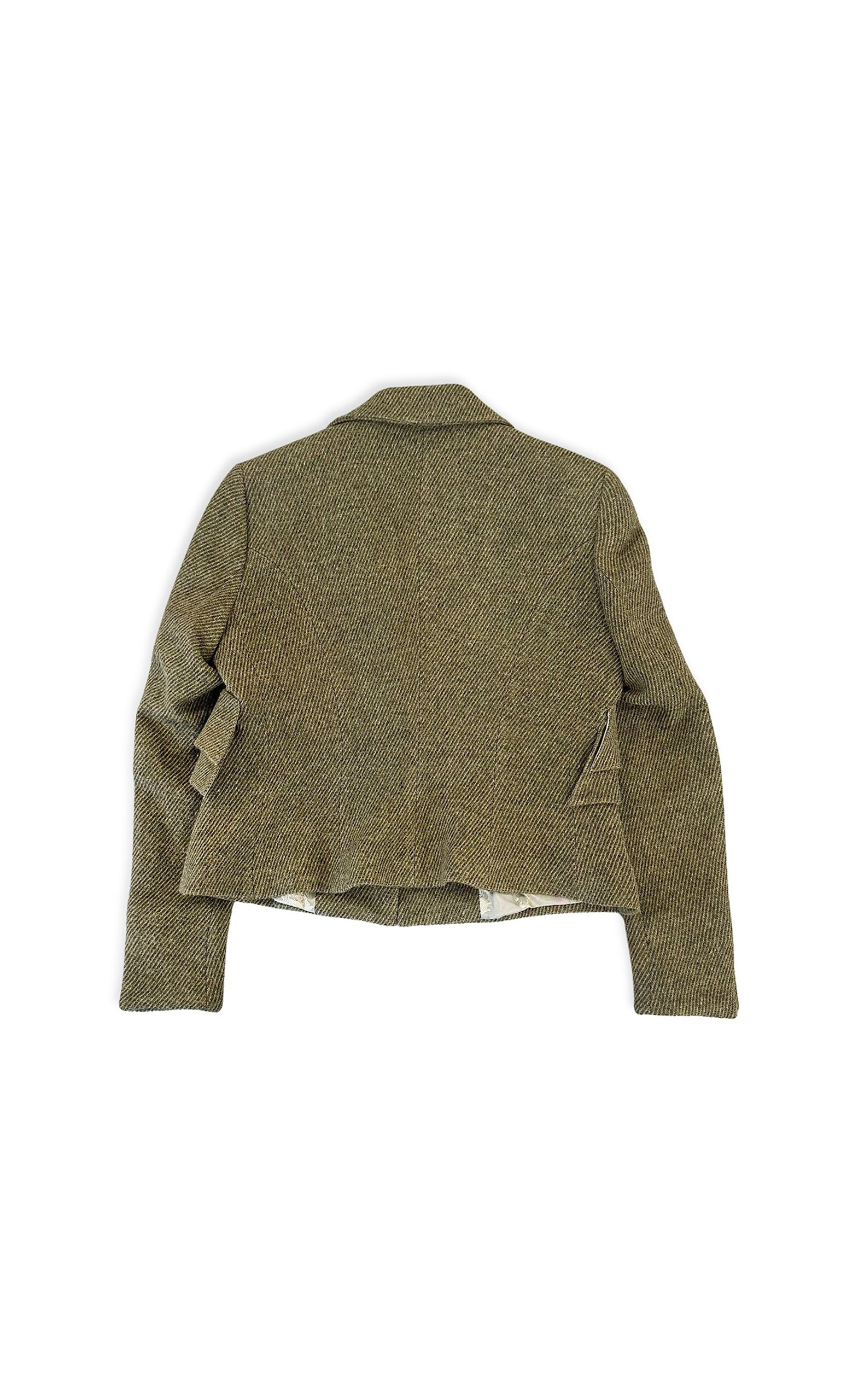 Cropped Tweed Blazer