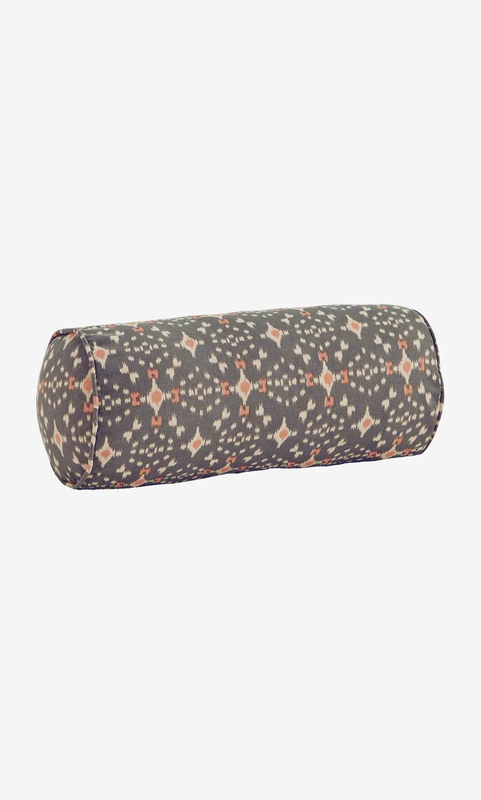 Printed Bolster Cushion - Grey