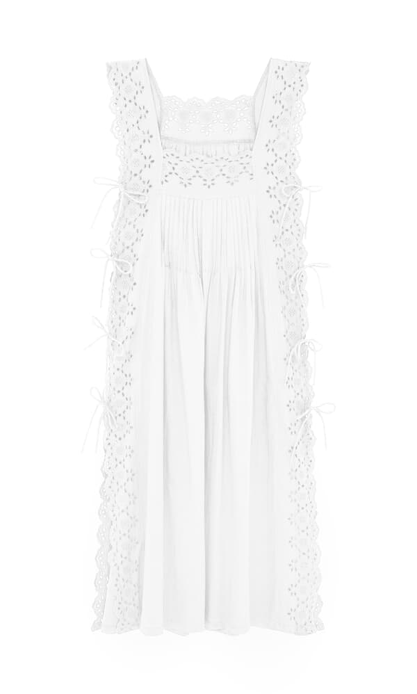 Vintage Lace Dress - White