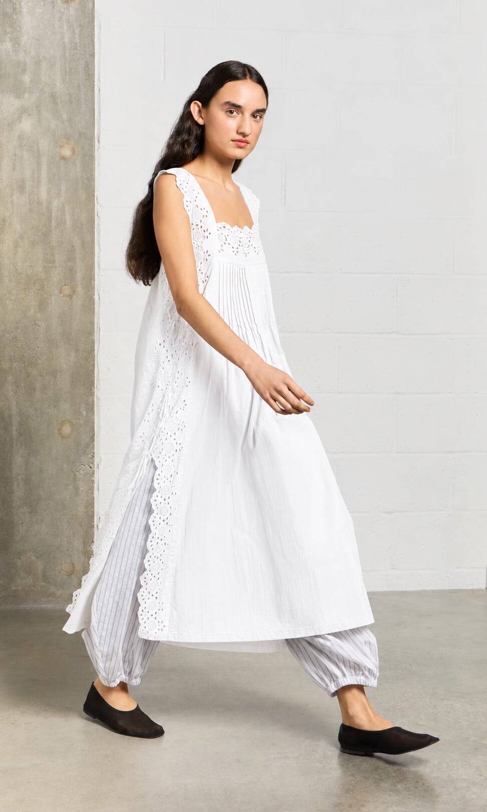 Vintage Lace Dress - White
