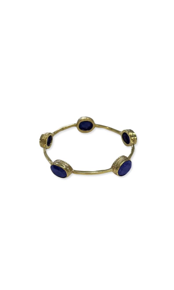 Indigo Bangle - Gold