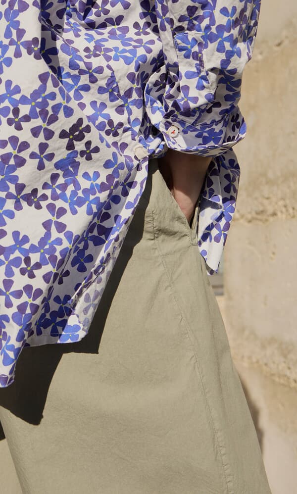 Khaki Poplin Pants