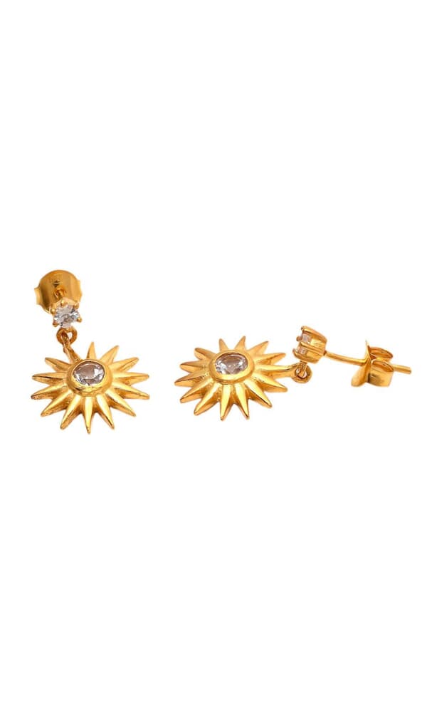 Star drop earrings