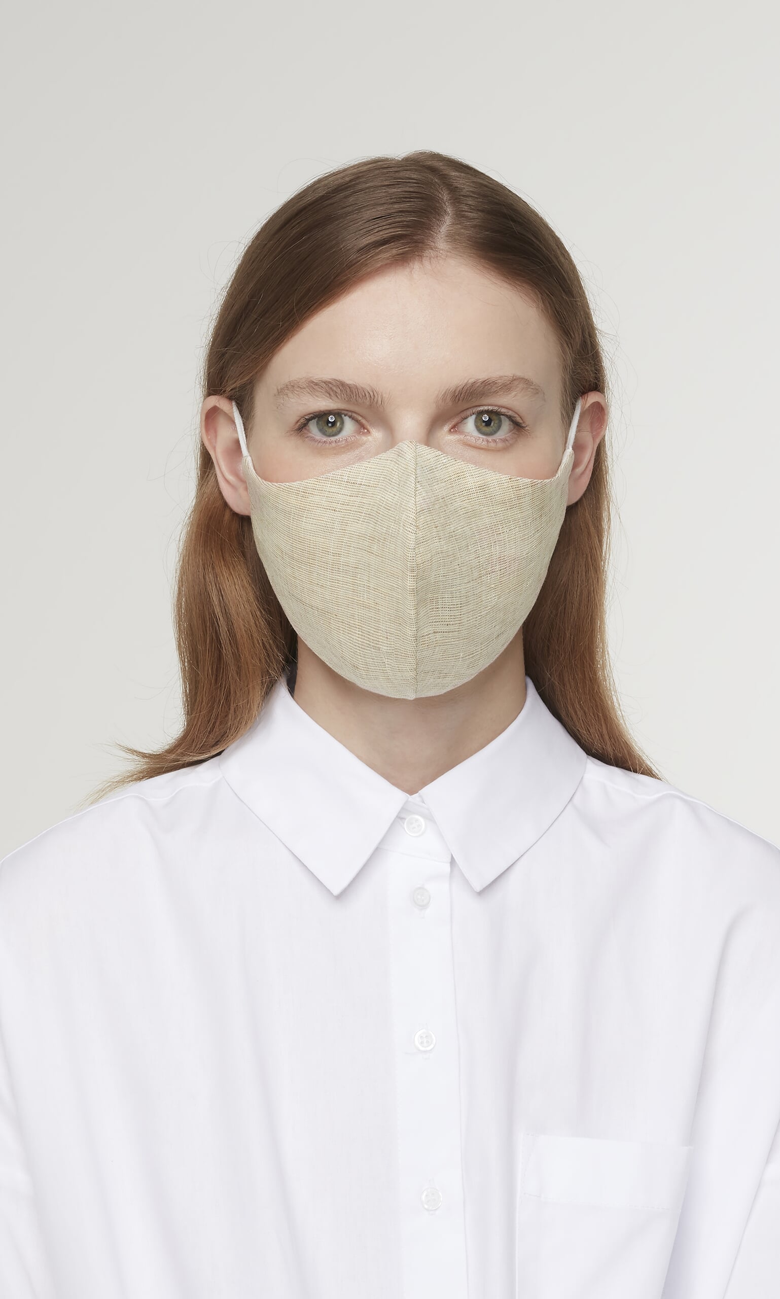 Organic linen mask - oat