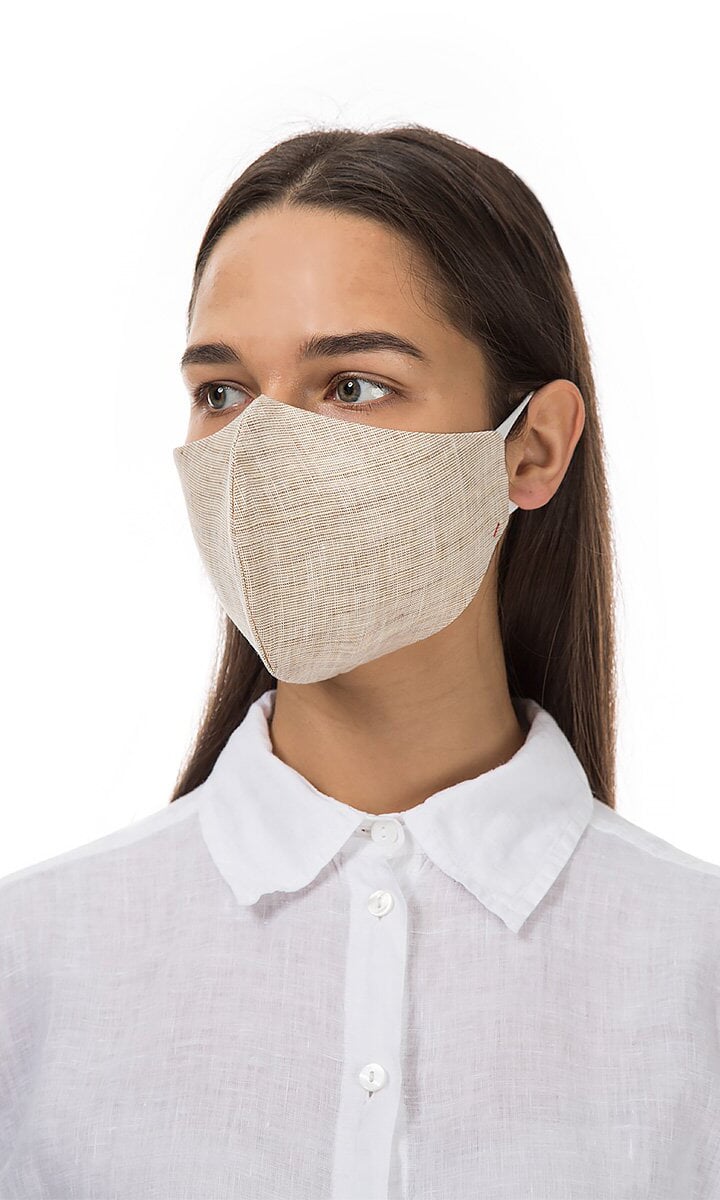 Organic linen mask - oat