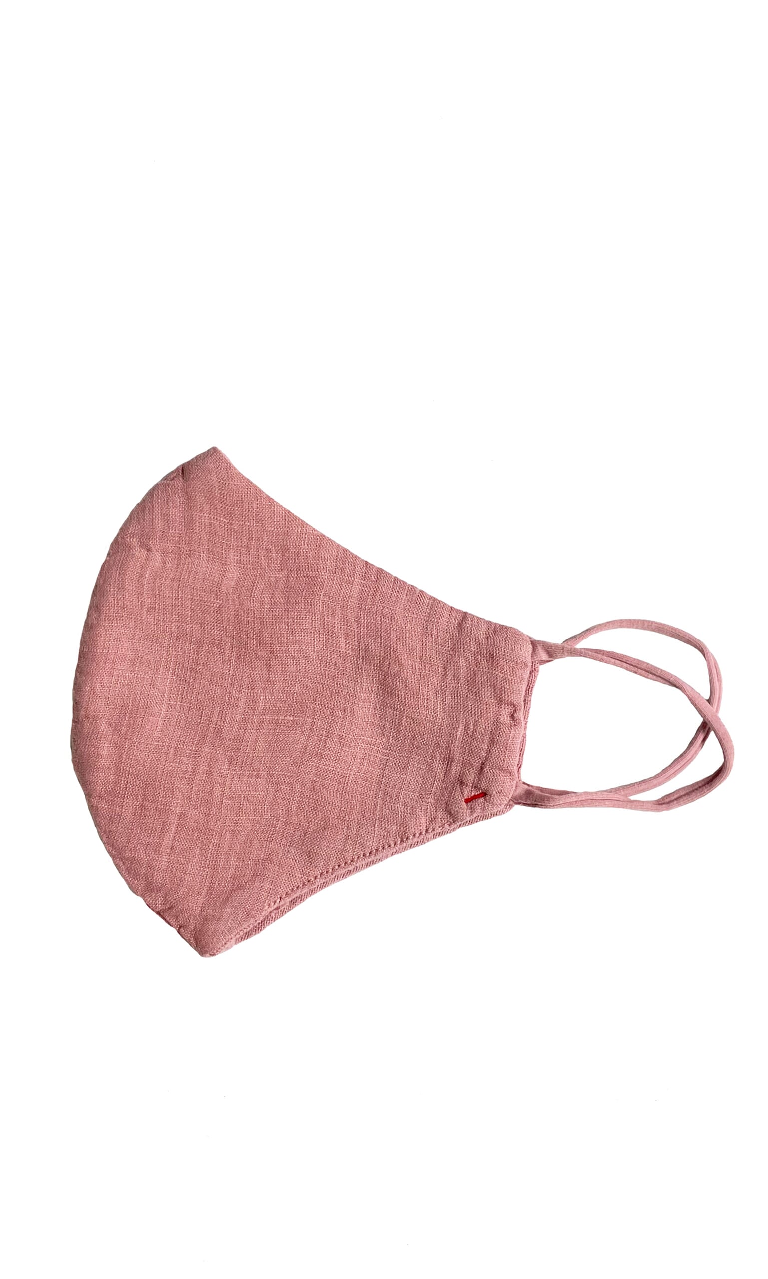 Organic linen mask - rosebud