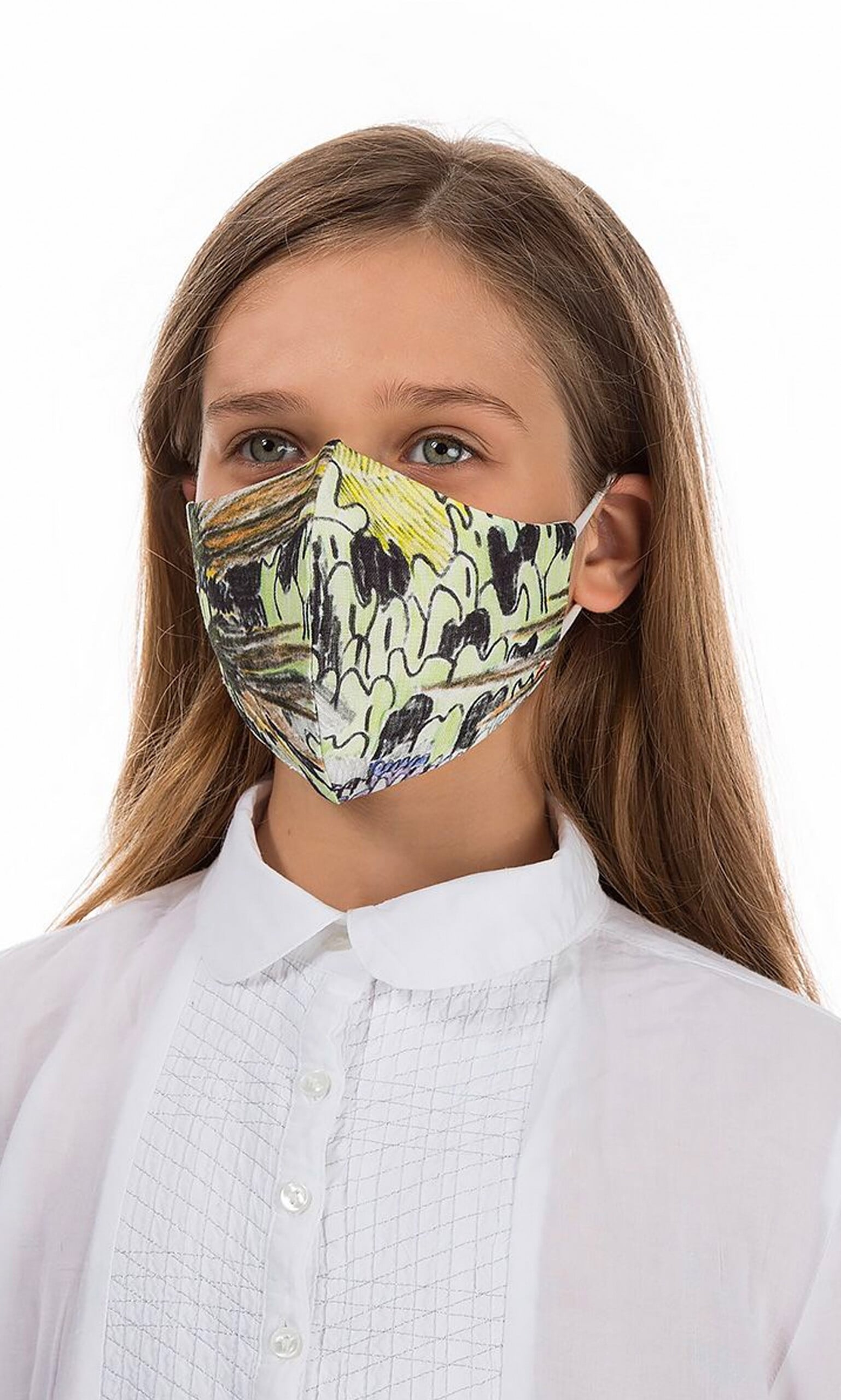 Organic linen KIDS  mask – JUNGLE