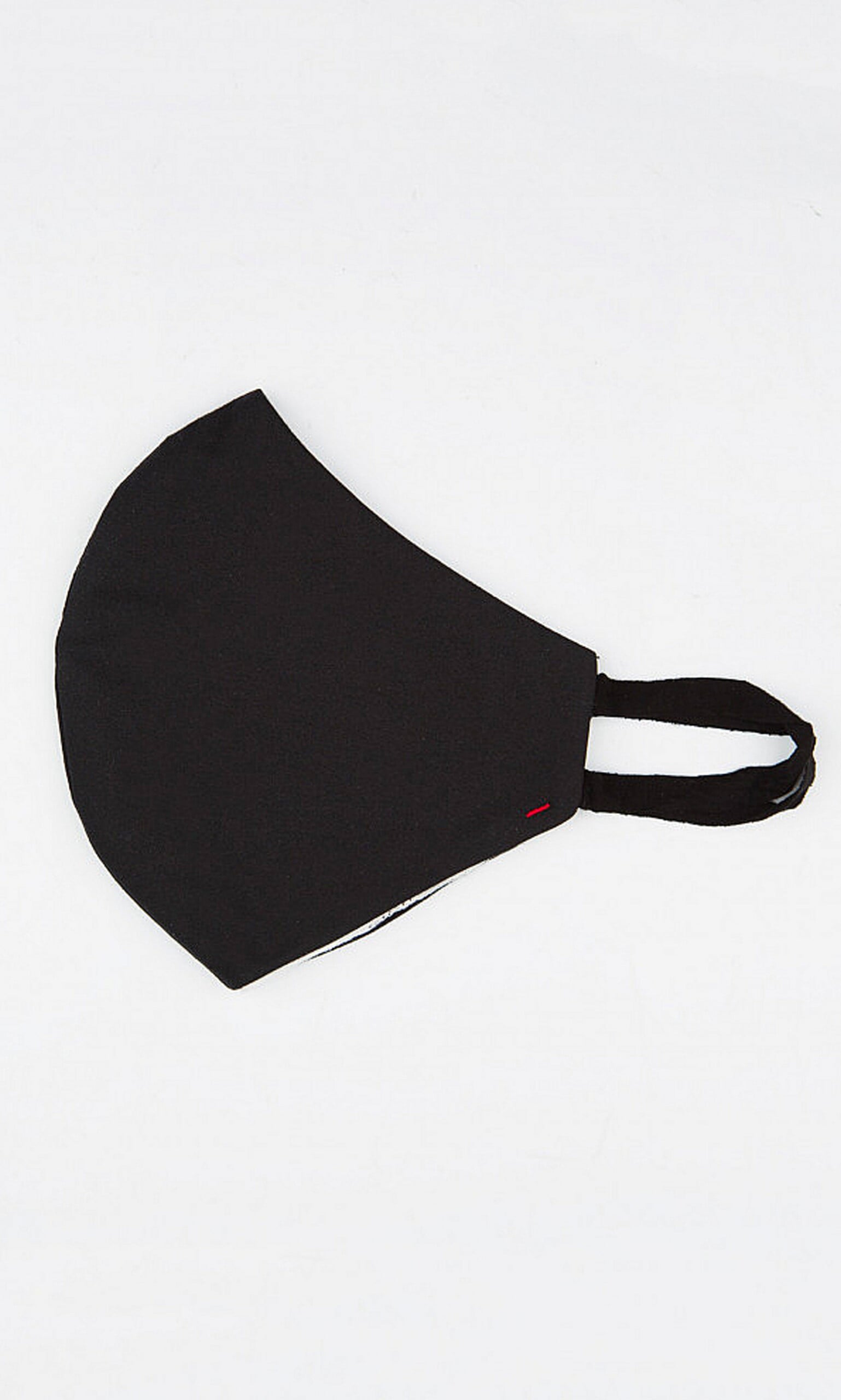 XL size Organic linen mask - black 