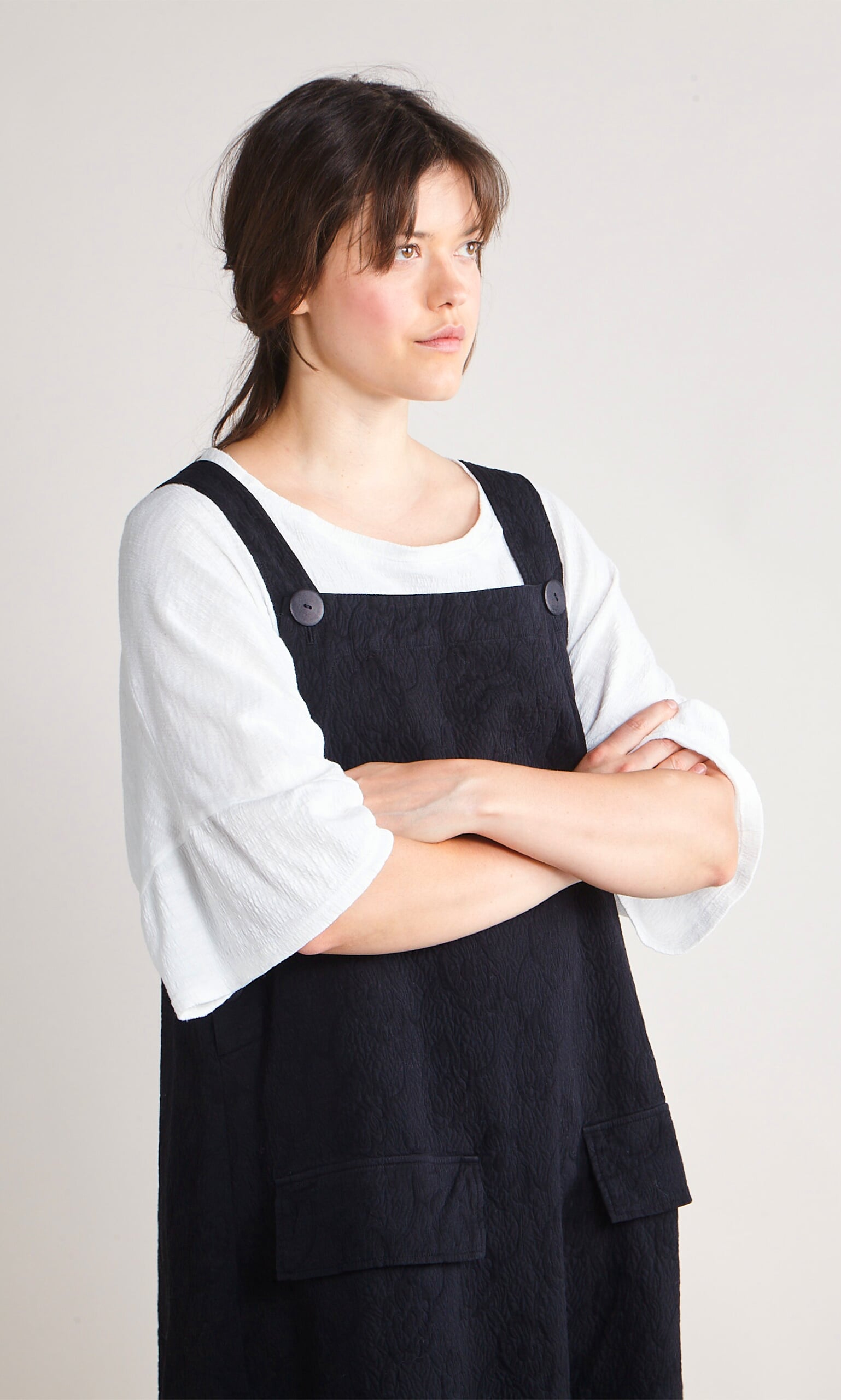 Beth dungaree dress
