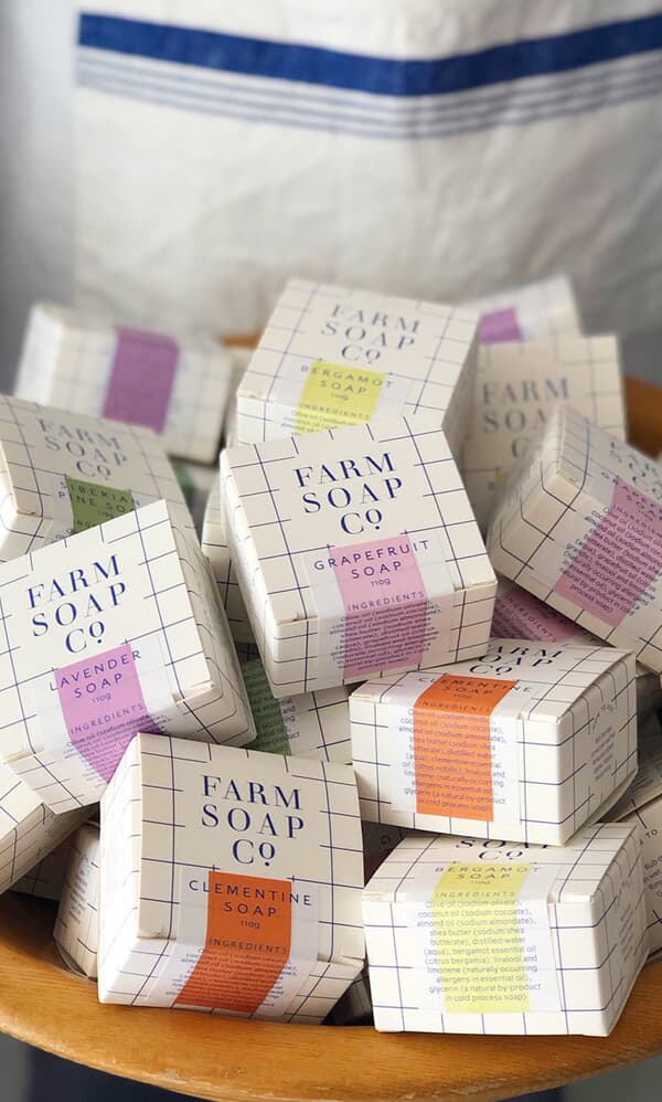Grapefruit soap