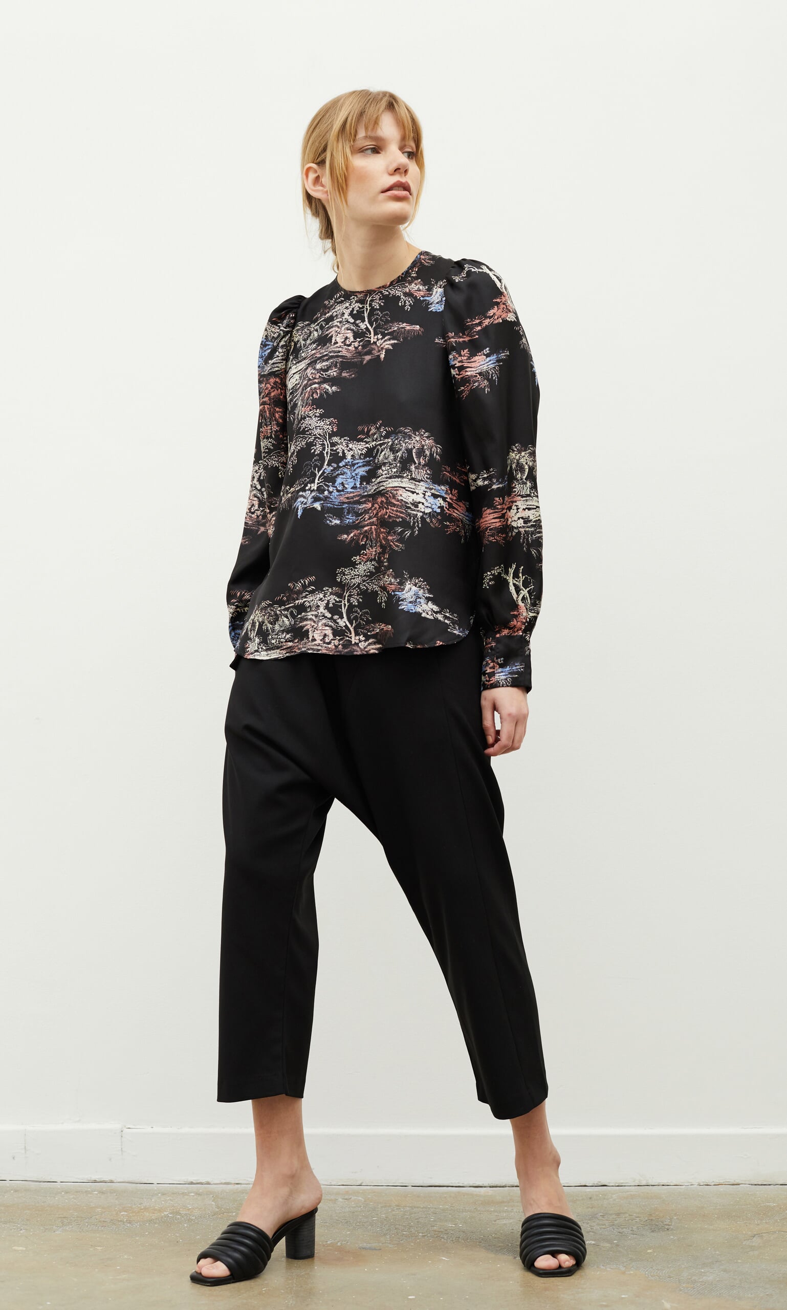 Botanical blouse