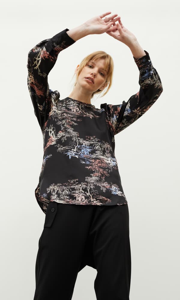 Botanical blouse