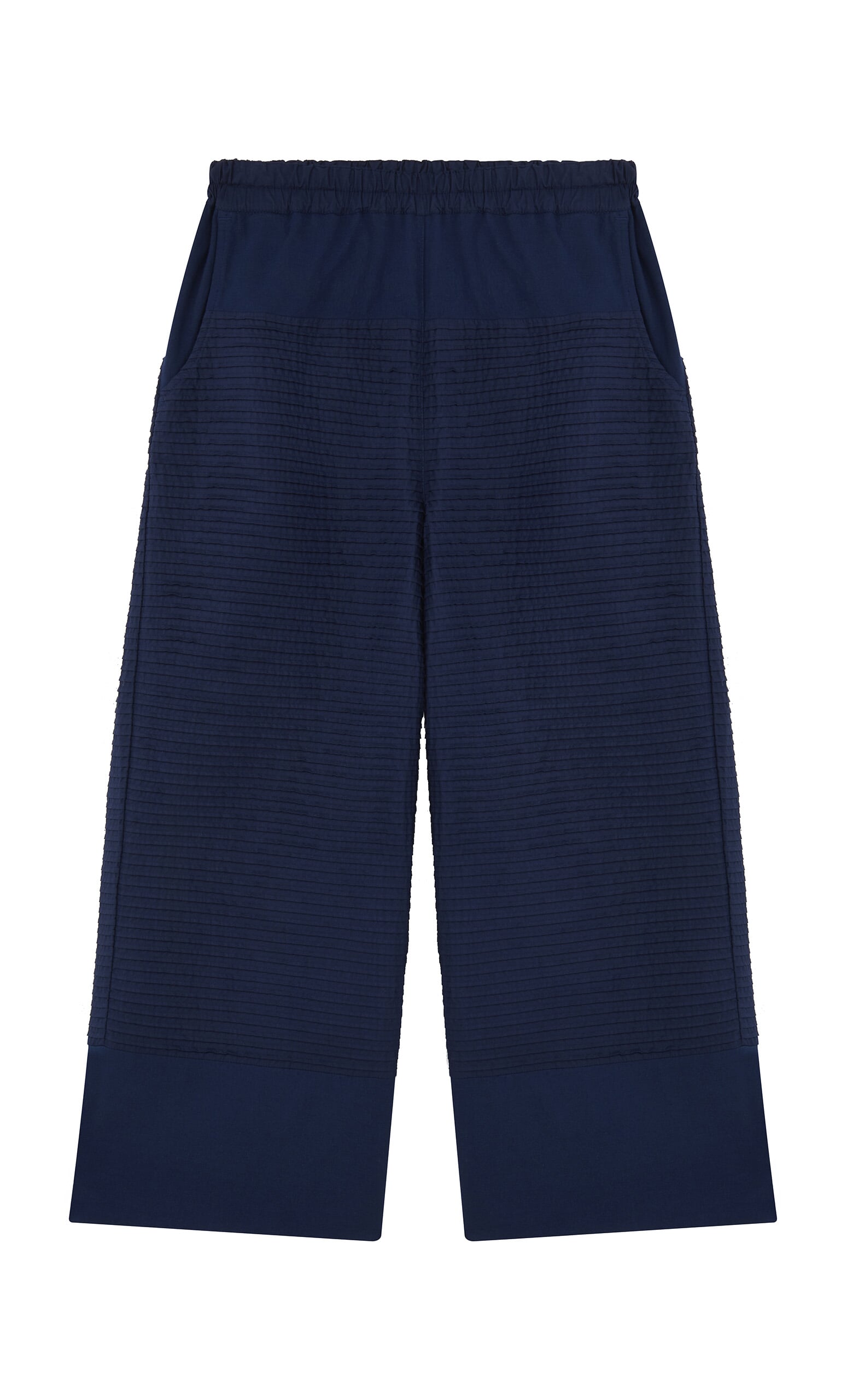 Azure pintucked pants