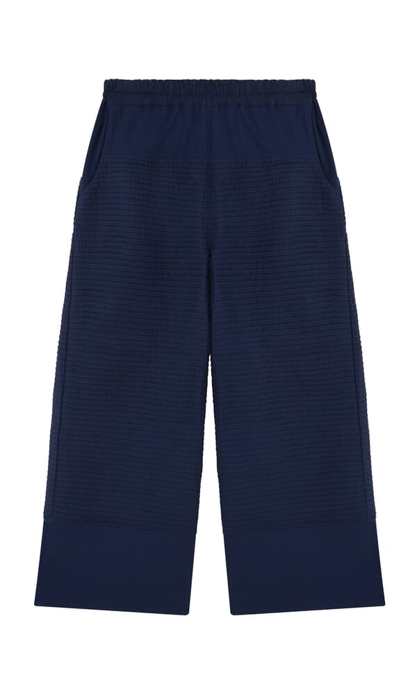 Azure pintucked pants