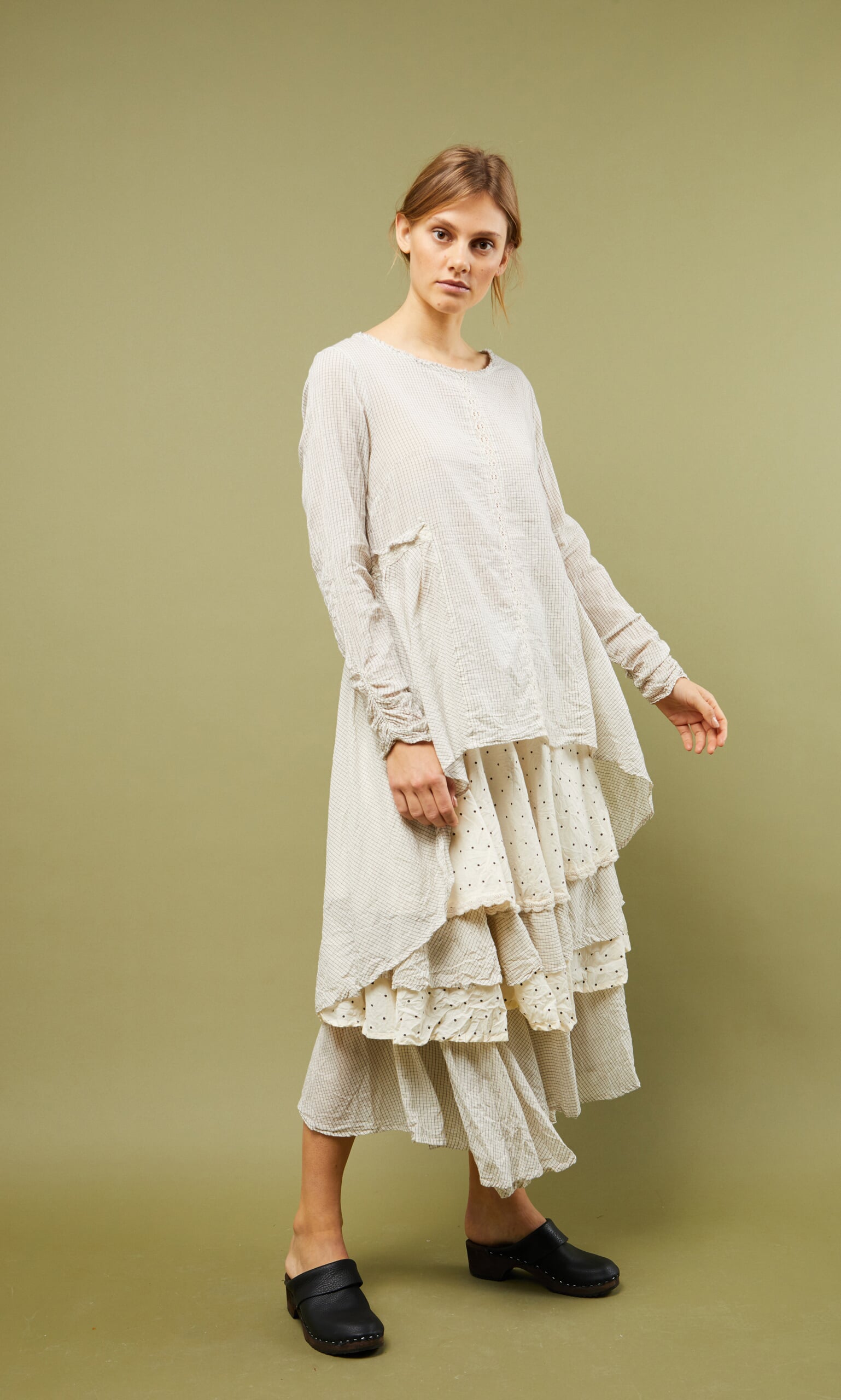 Vintage dotty top (handcrafted in Sweden)