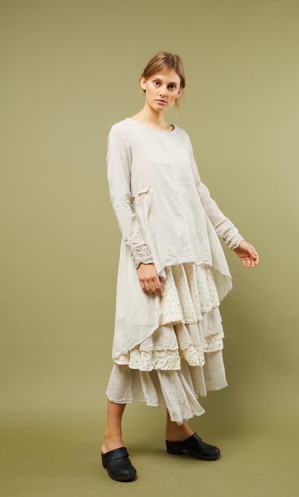 Vintage dotty top (handcrafted in Sweden)