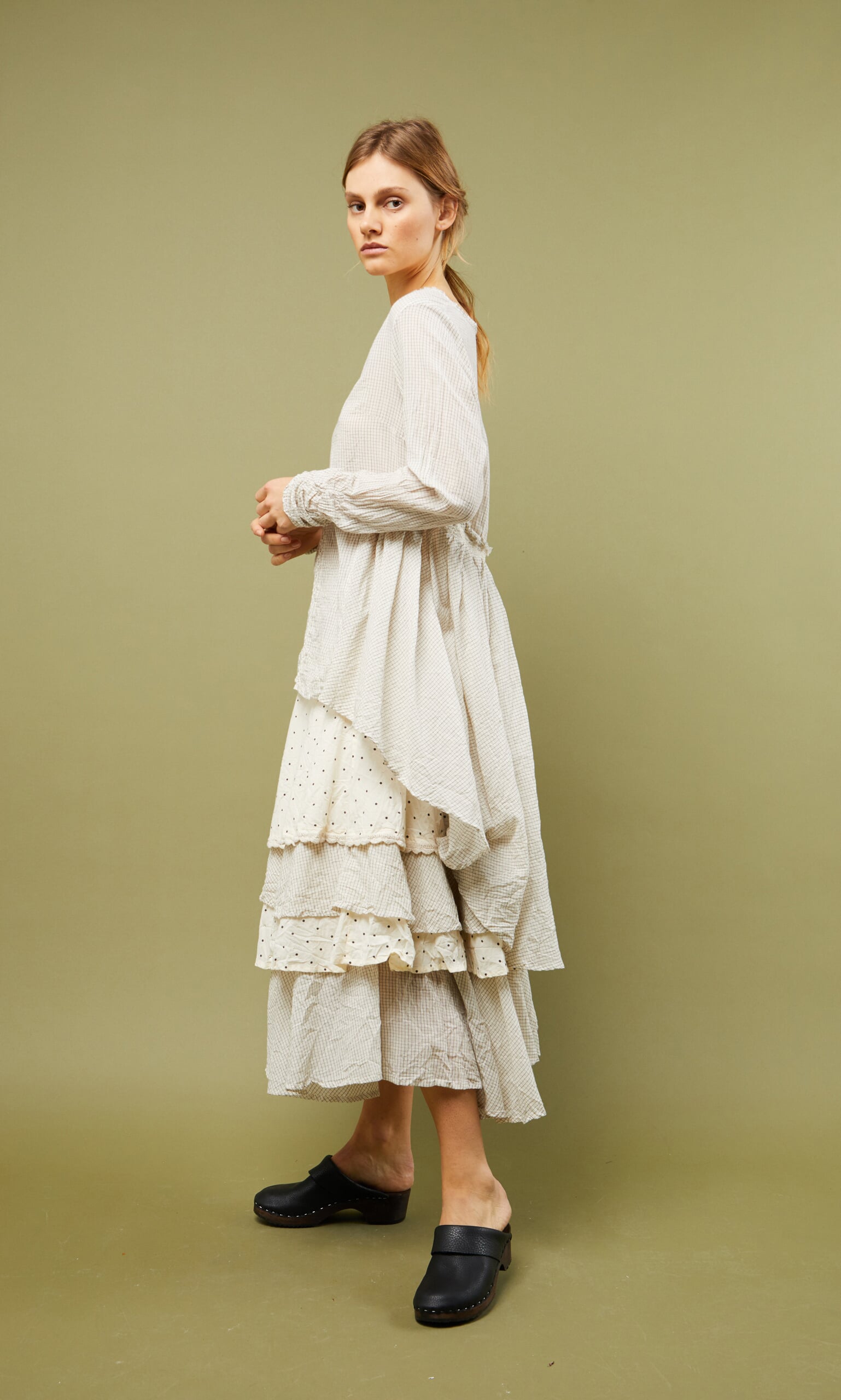 Vintage dotty top (handcrafted in Sweden)
