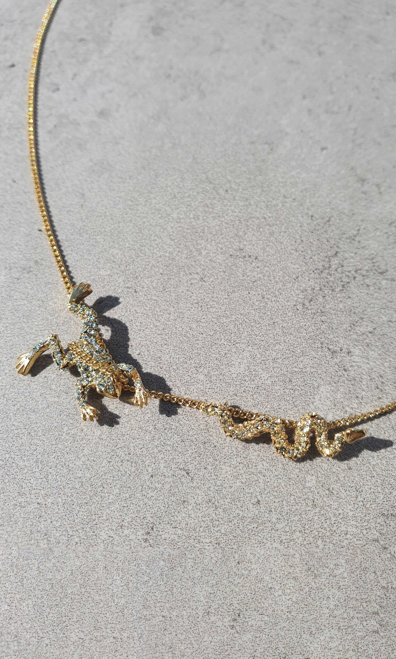Frog jungle necklace