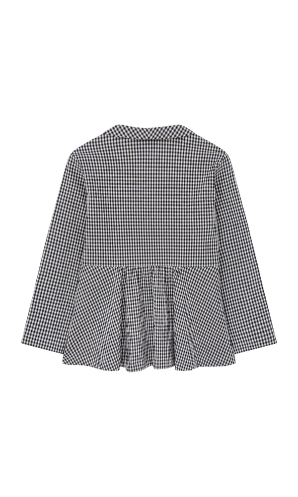 Gingham-jacket