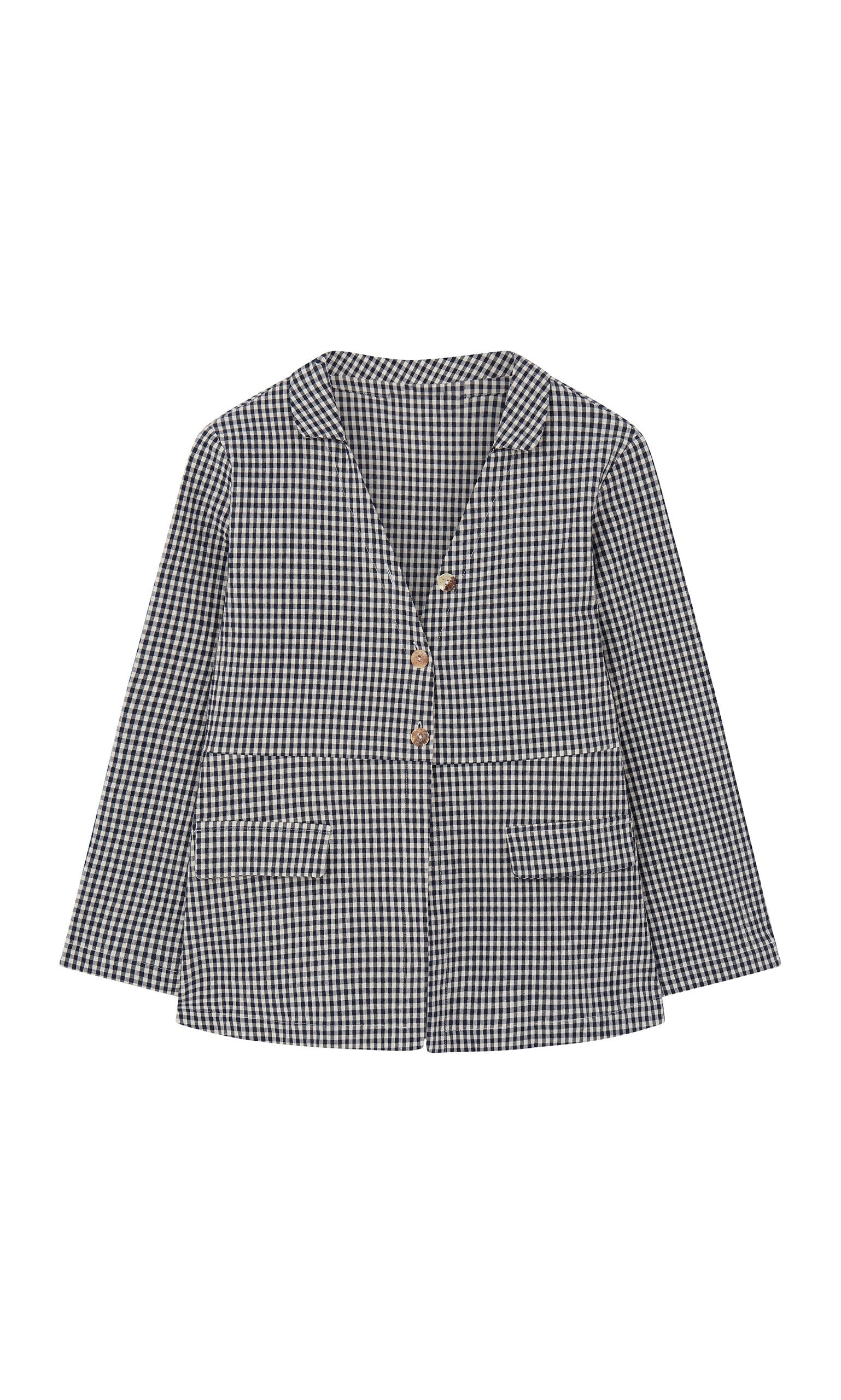 Gingham-jacket